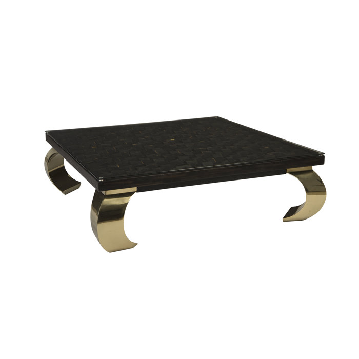 Distressed Black And Gold Coffee Table With Tray Top Distressed Black And Gold Coffee Table With Tray Top