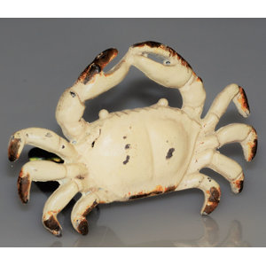 Handpainted Art Deco Crab Novelty Knob (Set of 4)