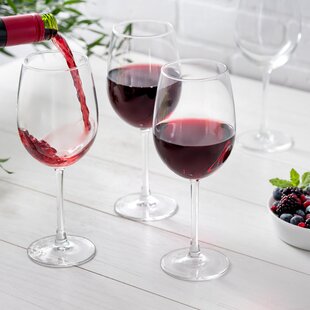 Set of 8 Ravenhead Tulip Red Wine White Wine Clear Glasses 230ml NEW 