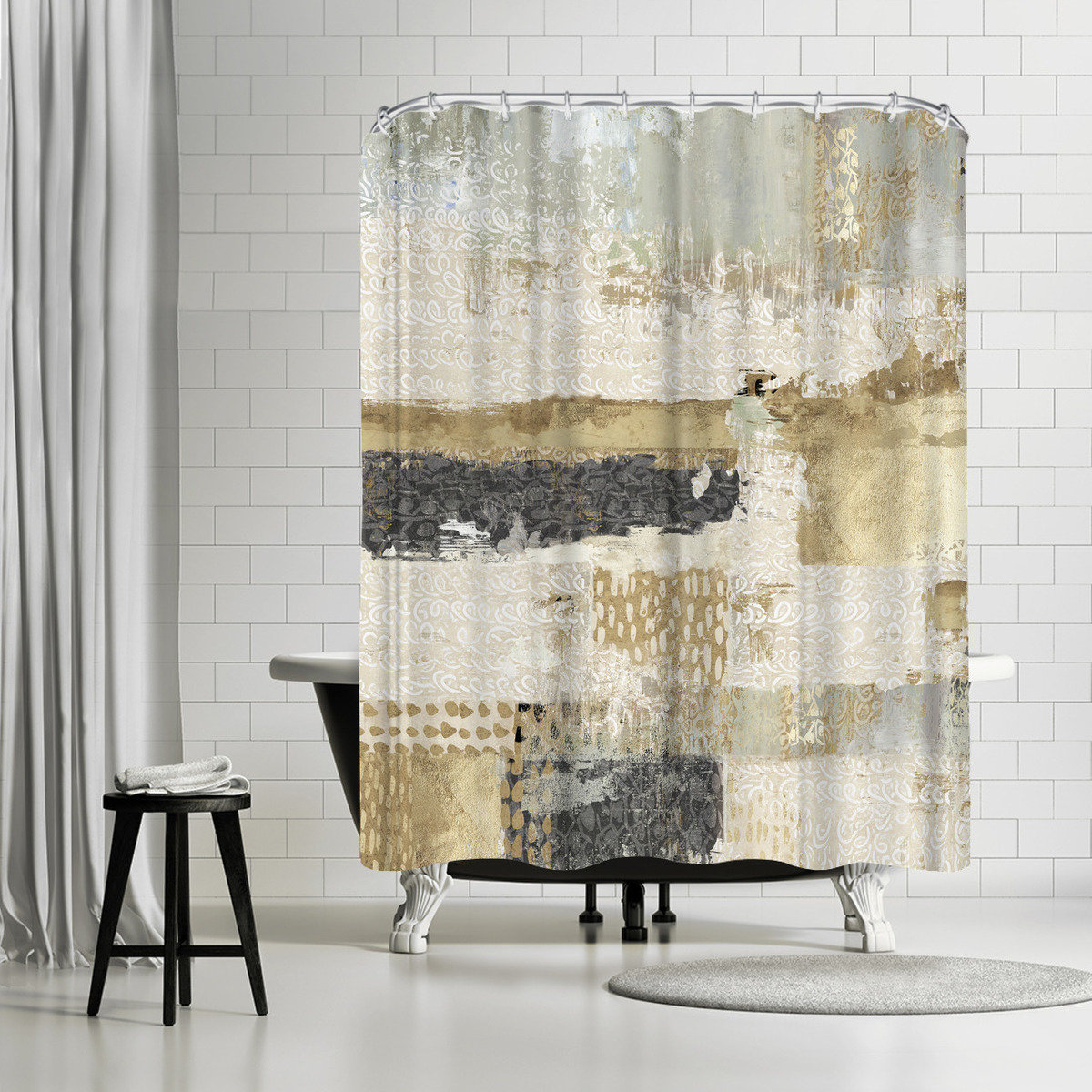 East Urban Home Pi Creative Art Bare Ii Single Shower Curtain Wayfair