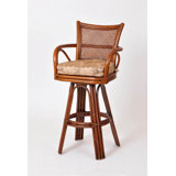Teodora 24 Swivel Bar Stool by Bayou Breeze