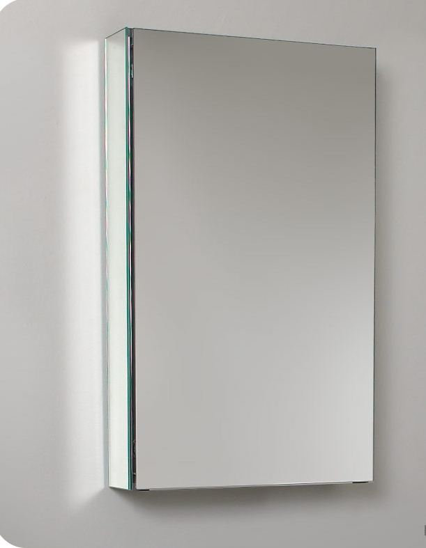 Fresca Recessed Or Surface Mount 1 Door Frameless Medicine Cabinet