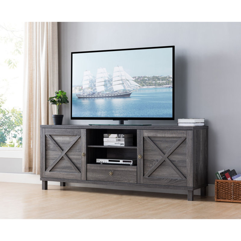 Bayside Furnishings Logan 3 In 1 Tv Stand In 2020 Bayside Furnishings Walnut Laminate Flooring Tv Stand