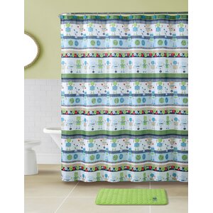 Archie Robot Shower Curtain Set