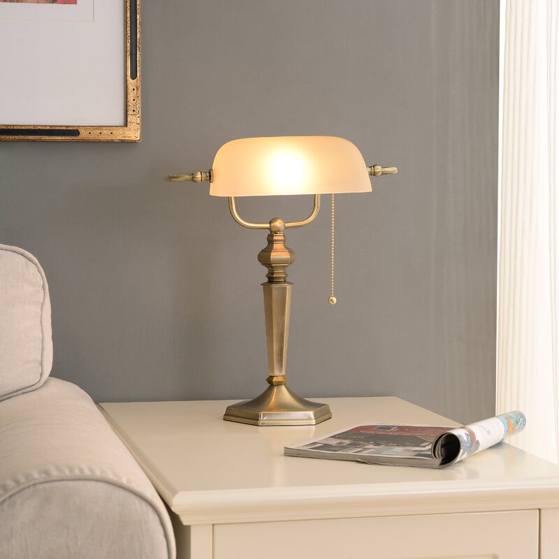 wayfair bankers lamp