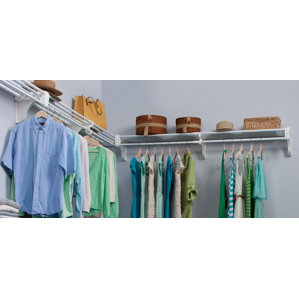 Closet System Wall Shelf by EZ Shelf from Tube Technology