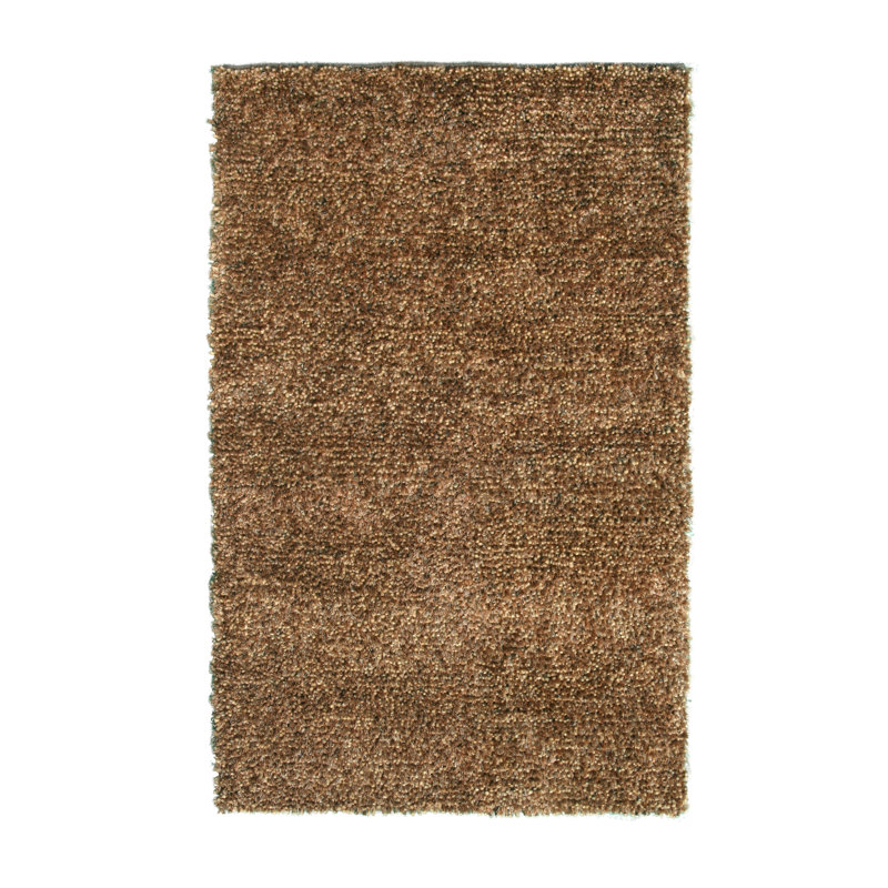 Ebern Designs Norcott Handmade Shag Light Brown Area Rug Wayfair
