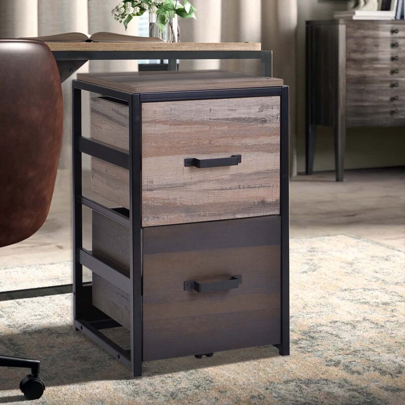 Loon Peak Scuderi 2 Drawer Vertical Filing Cabinet Wayfair