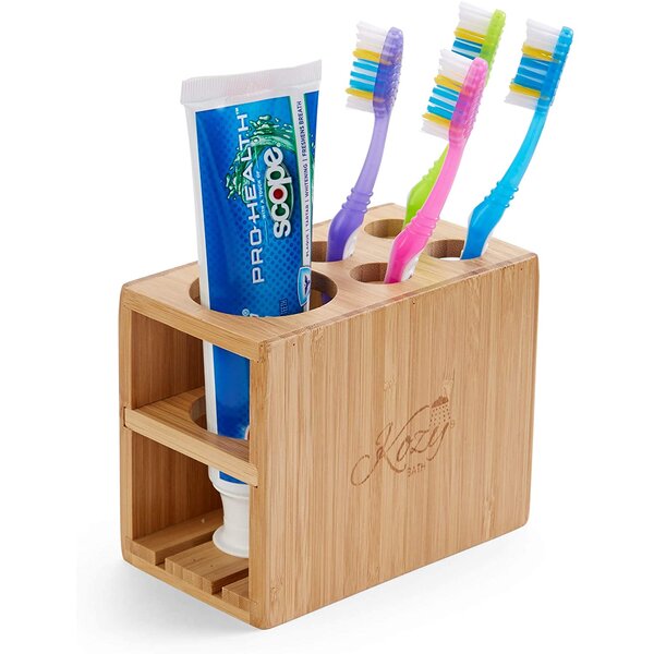 Bathroom Toothpaste Stainless Steel Storage Rack Organizer Toothbrush Holder H 