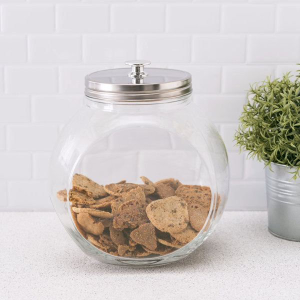 Large Glass Cookie Jar