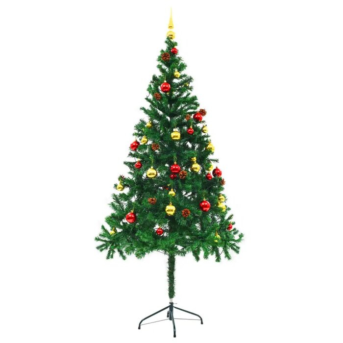 The Seasonal Aisle 6ft Green Pine Artificial Christmas Tree With