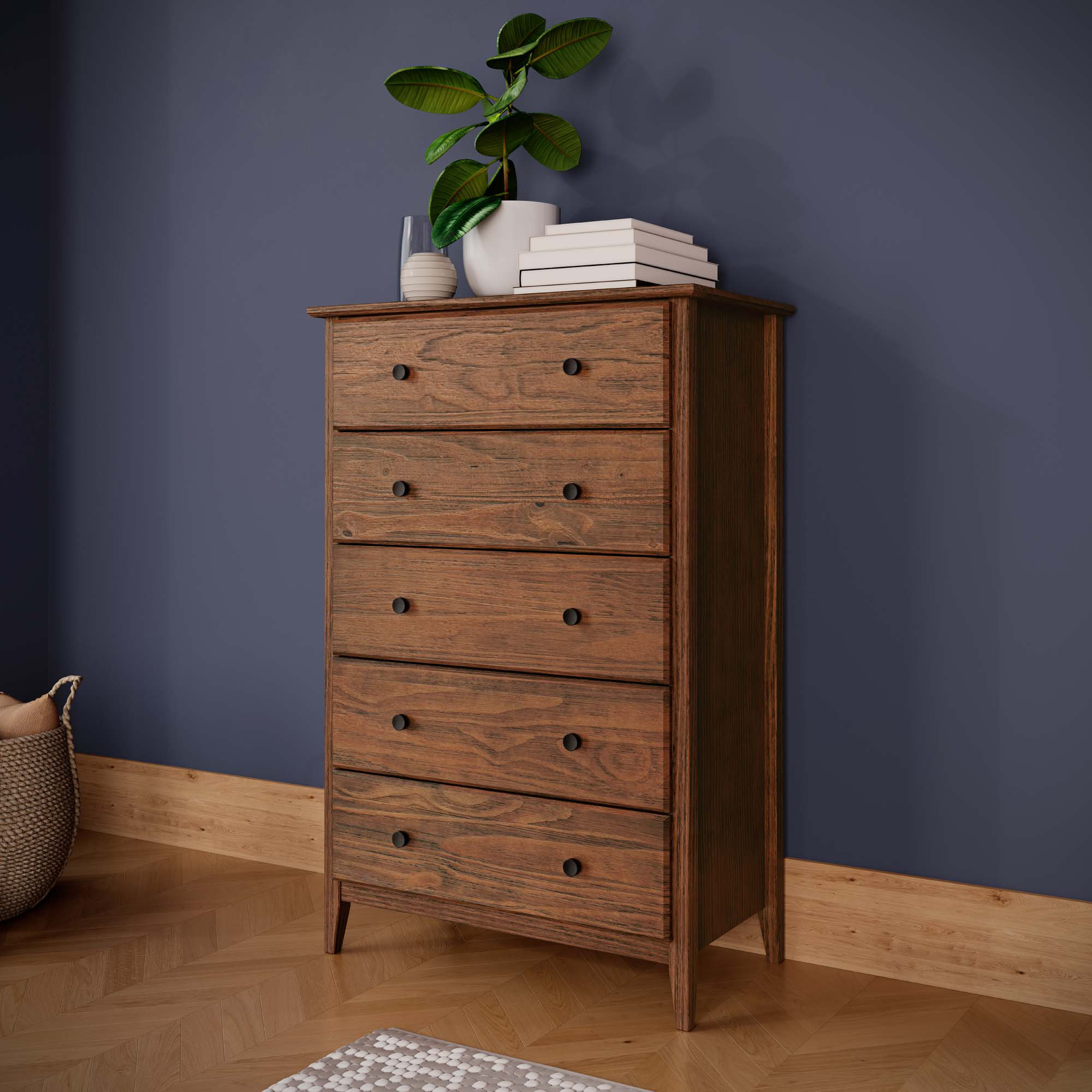 Grain Wood Furniture Greenport 5 Drawer Dresser & Reviews Wayfair
