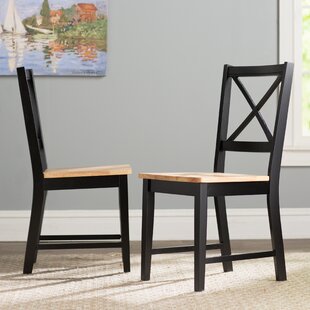 Powe Solid Wood Dining Chair (Set Of 2) By Andover Mills