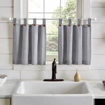 Wayfair | Black Kitchen Valances & Kitchen Curtains You'll ...