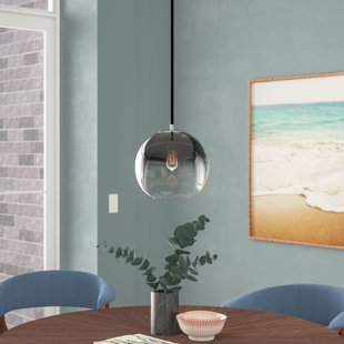 Go to store & view more images 1-Light Globe Pendant by Langley Street