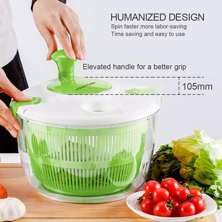 Large Salad Spinner 5QUART Vegetables Lettuce Dryer