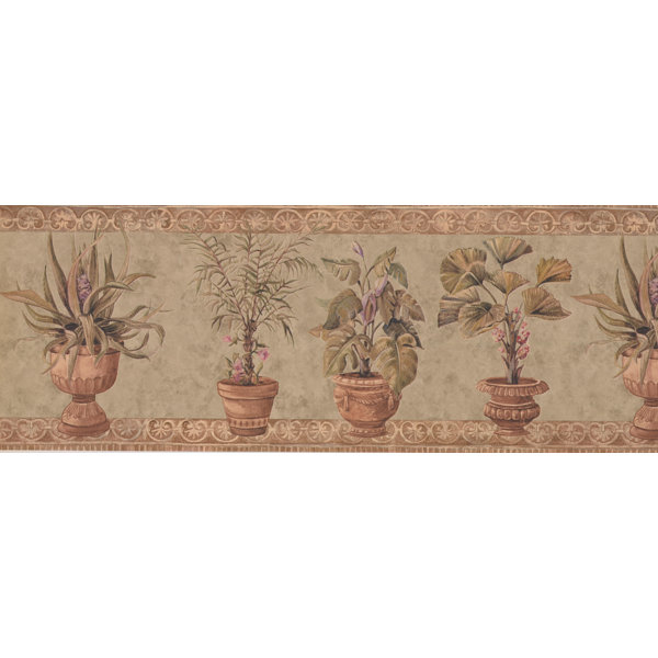 Astoria Grand Krajewski Plants In Pots Retro Design 15 L X 9 W
