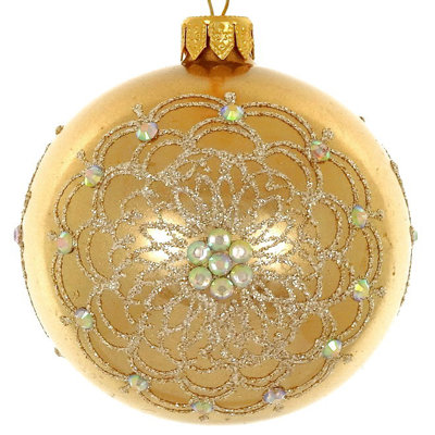 The Holiday Aisle Metallic Ball Ornament