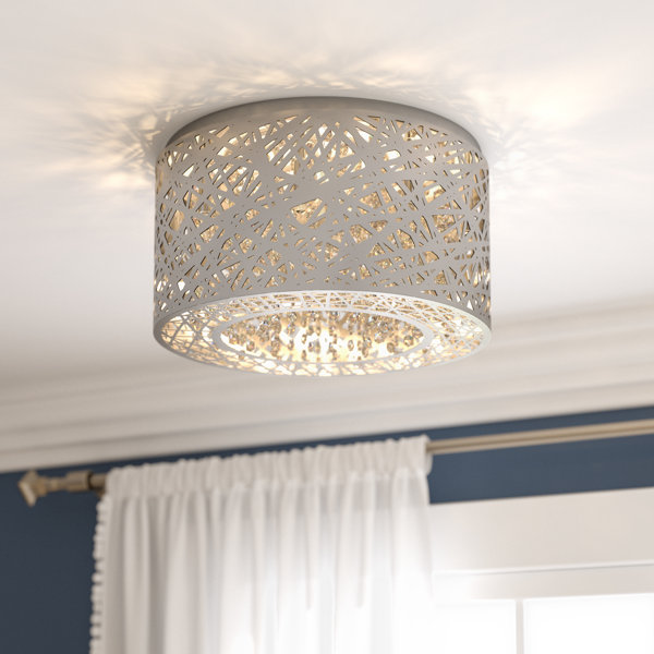 Willa Arlo Interiors Nicklas 7-Light Flush Mount & Reviews | Wayfair Nicklas 7-Light Flush Mount
