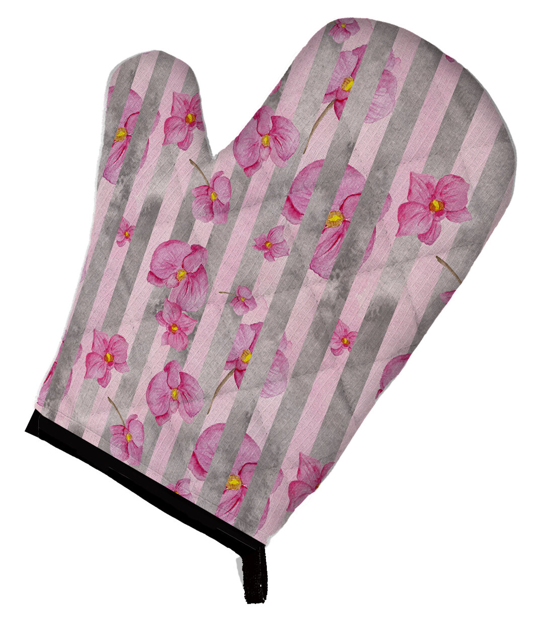 purple tea towels and oven gloves