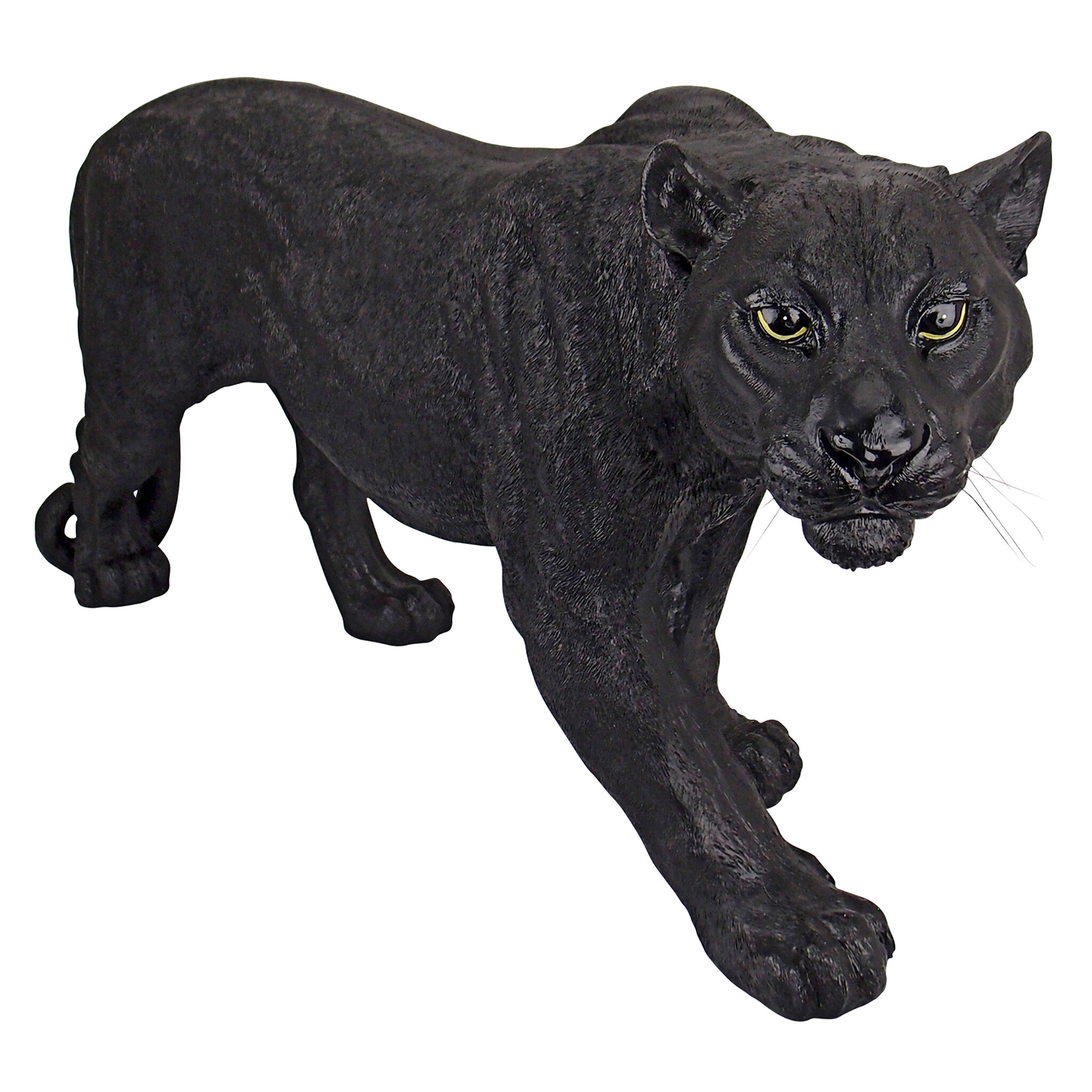 Shadowed Predator Panther Garden Statue