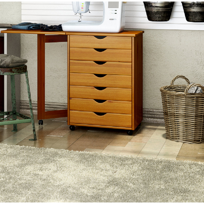 Adeptus 7 Drawer Desk Cart