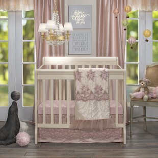 mini crib bed set