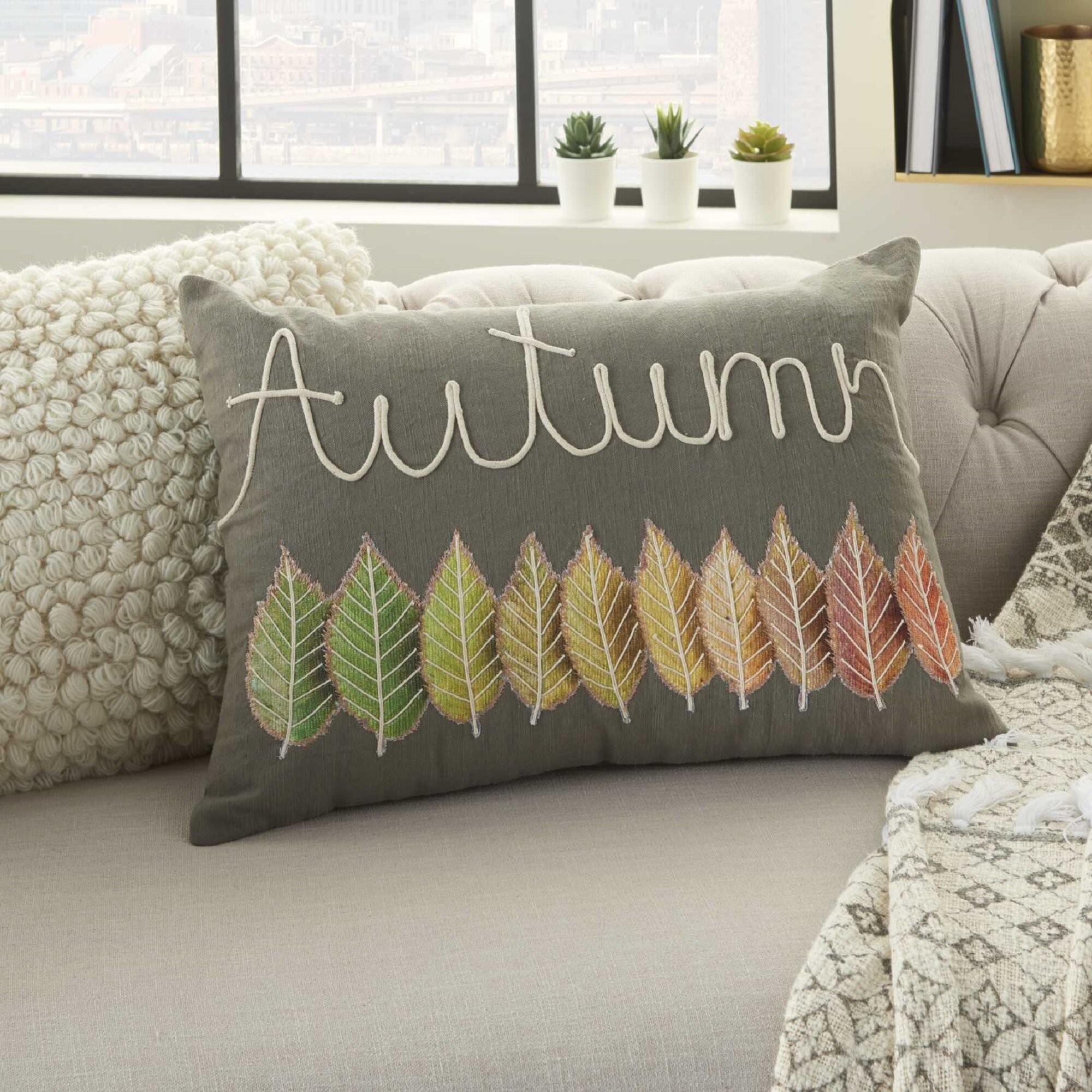 autumn lumbar pillow