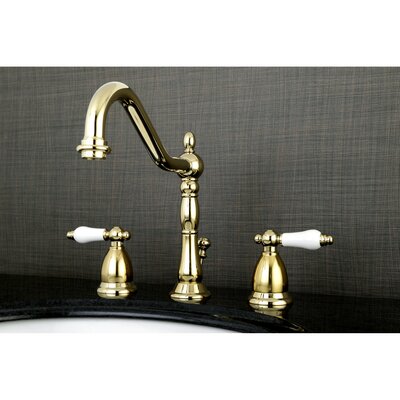Heritage Widespread Bathroom Faucet With Drain Assembly Kingston