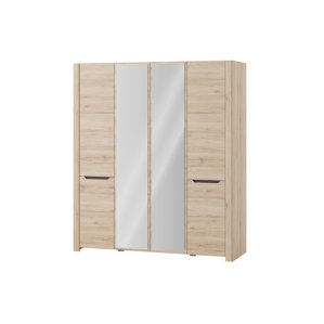 Estrada 4 Door Wardrobe Armoire by Loo..