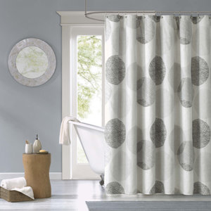 Burgess Microfiber Shower Curtain