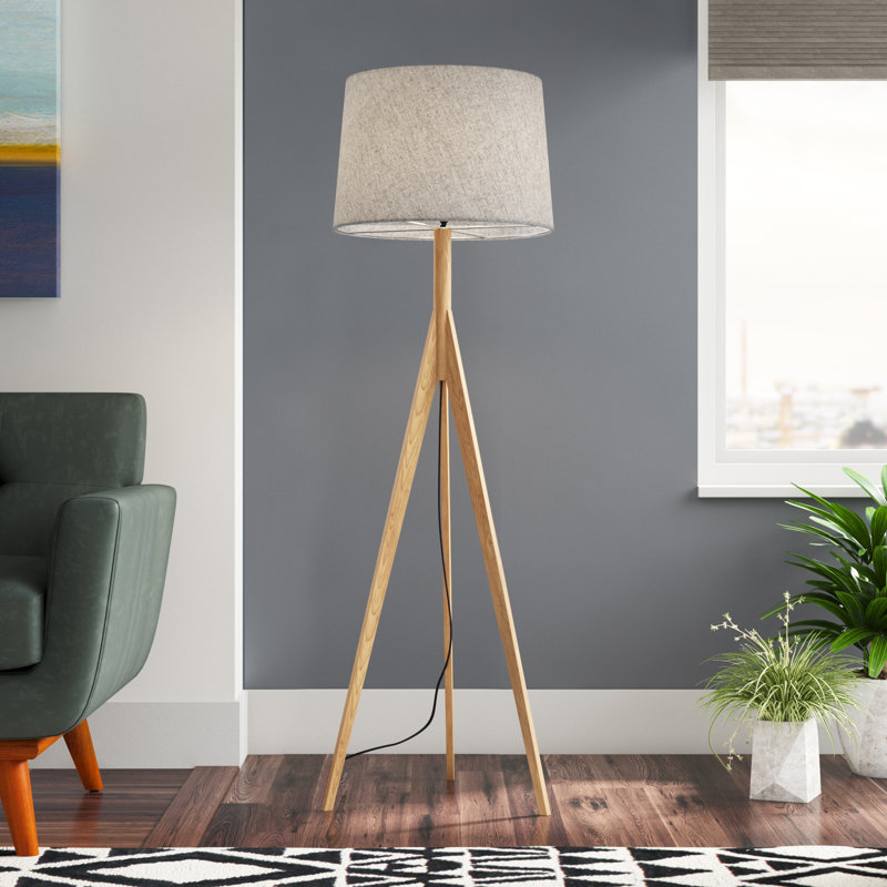 Mercury Row Boelter 59 25 Tripod Floor Lamp Reviews Wayfair Ca Boelter 59 25 Tripod Floor Lamp