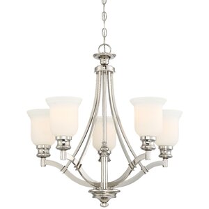 Ameche 5-Light Shaded Chandelier