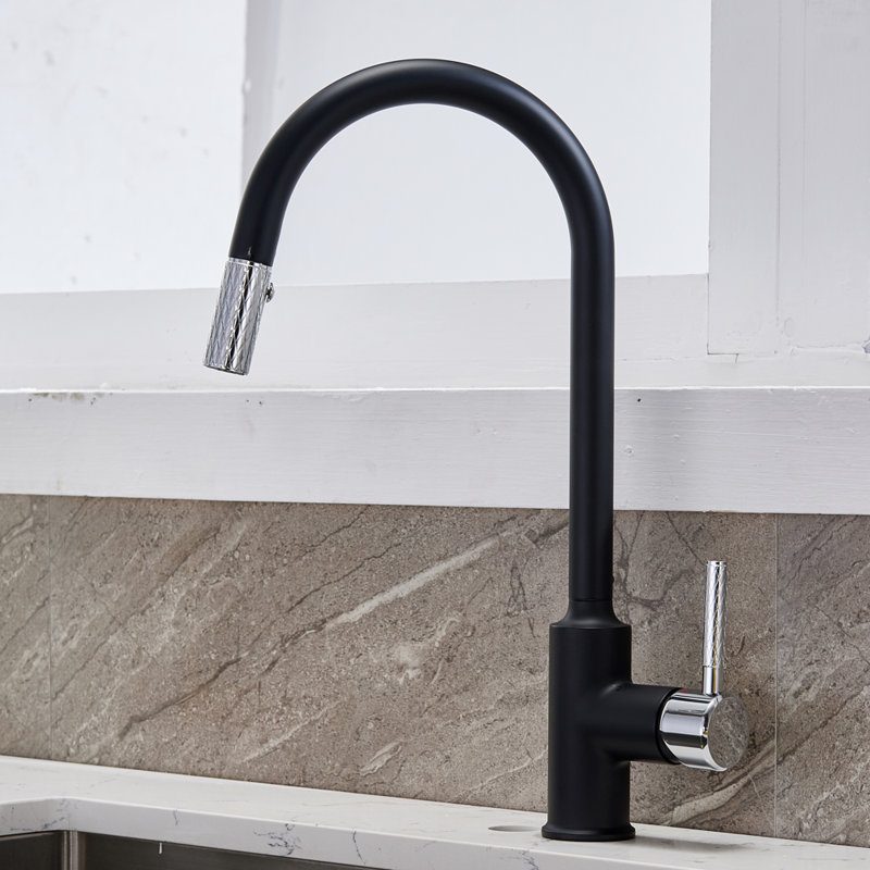 Vccucine Pull Down Single Handle Kitchen Faucet Wayfair