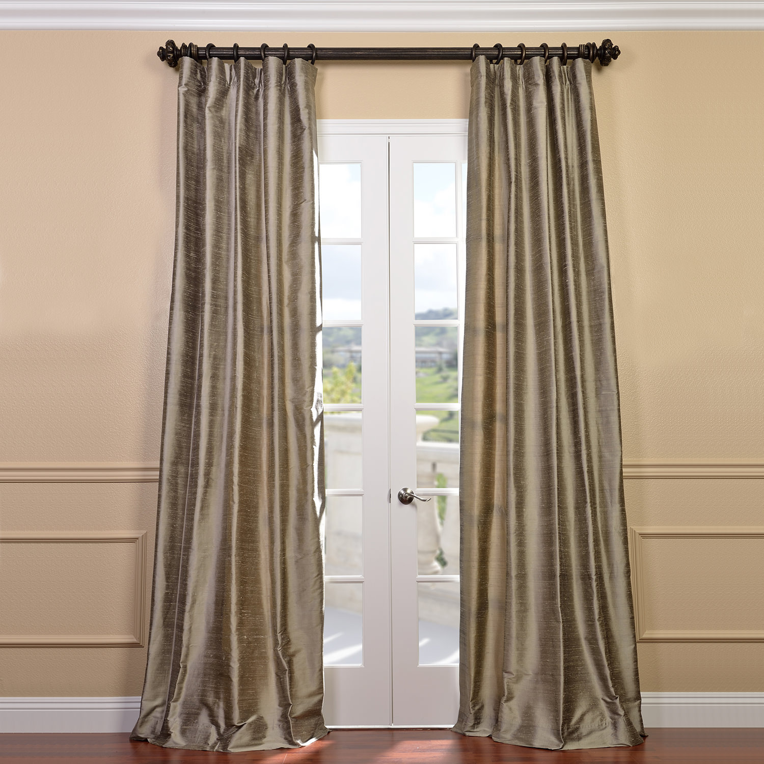 Willa Arlo Interiors Silk Room Darkening Thermal Rod Pocket Single Curtain Panel Reviews Wayfair