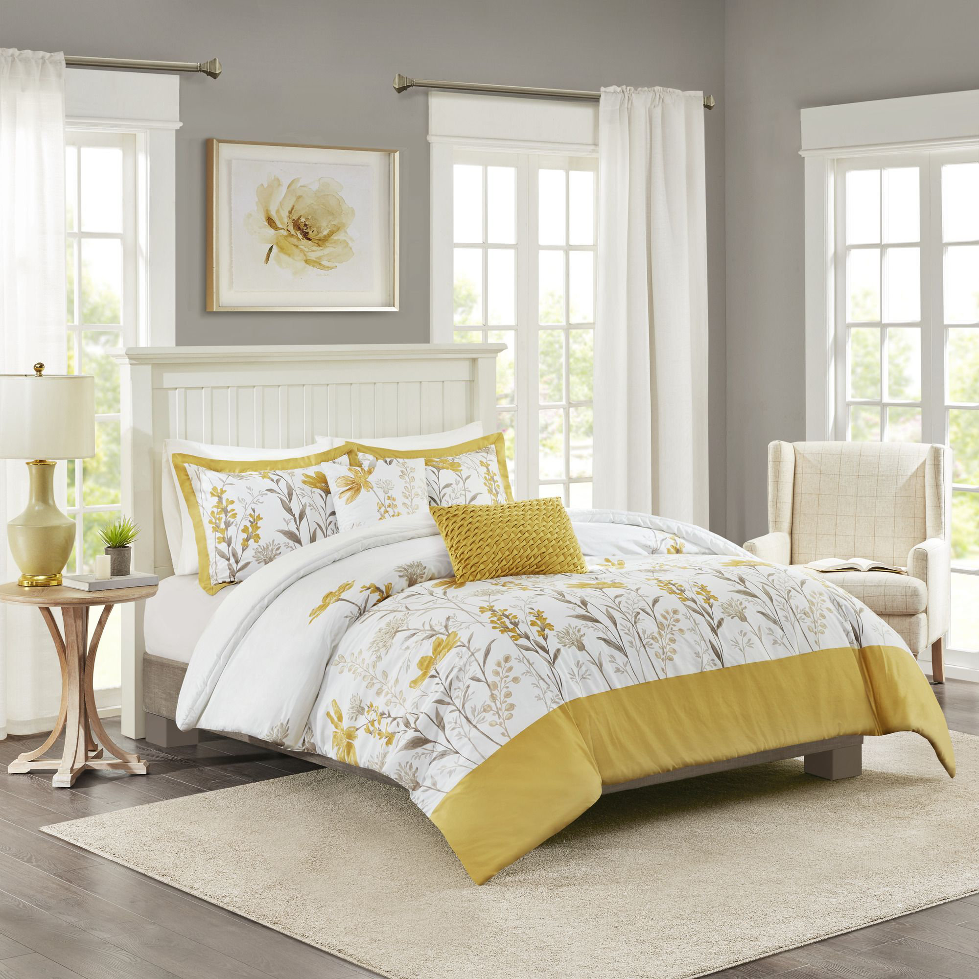 Cotton 5 Piece Comforter Set 