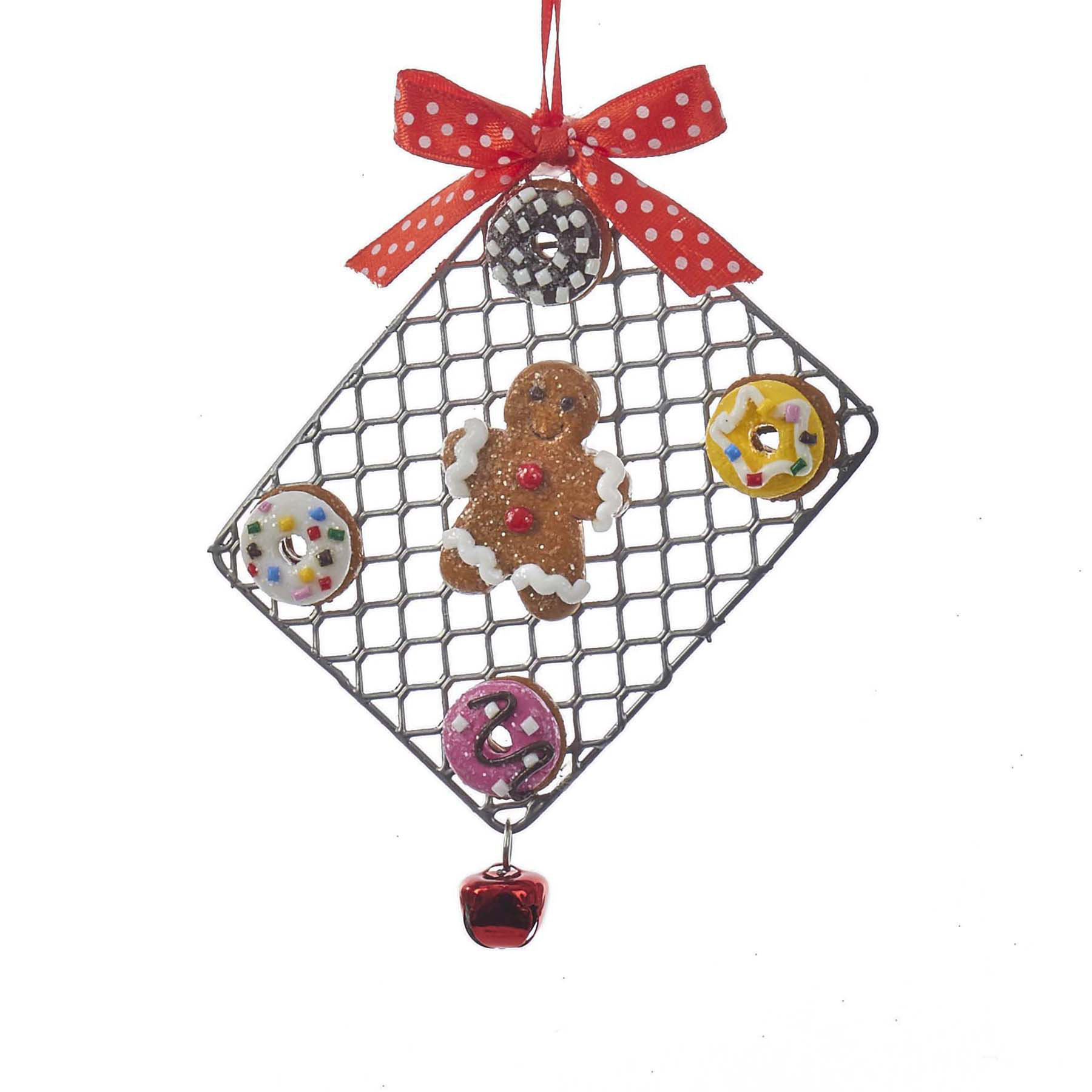 Gingerbread Man On Tray Hanging Figurine Ornament Reviews Birch Lane