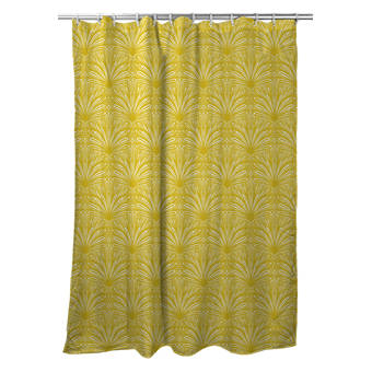 House Of Hampton Ketcham Chevron Single Shower Curtain Wayfair