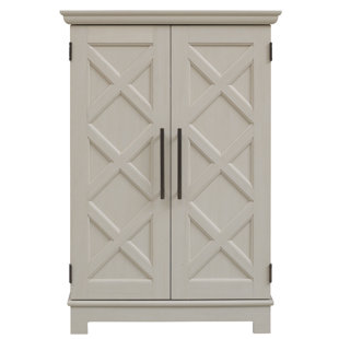 Go to store & view more images Kristen Bar Cabinet with Bar Cabinet by Charlton Home