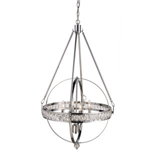 Go to store & view more images Charlize 4-Light Pendant by Mercer41
