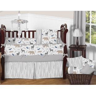 Deer Crib Bedding Sets Wayfair Woodland Animals 9 Piece Crib Bedding Set