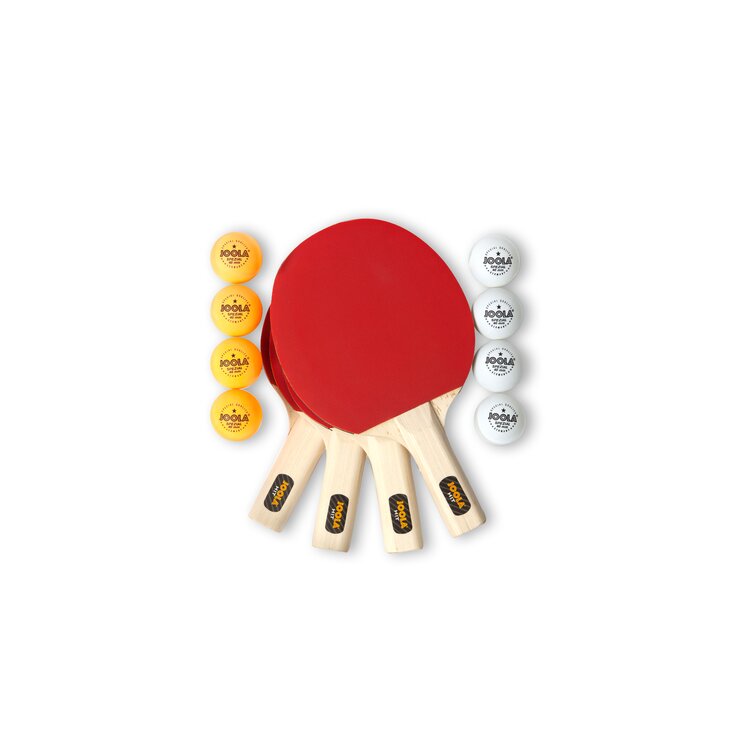 Table Tennis Racket Set 2 Ping Pong Paddles w/ 3 Ping Pong Balls For Sport S1S8 
