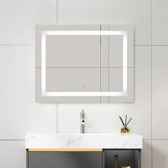 Orren Ellis Keziah Led Backlit Bathroom Vanity Mirror Wayfair