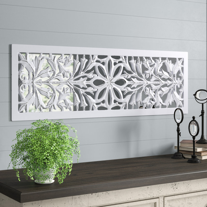 Galloway Carved With Mirror Wall Decor Reviews Birch Lane