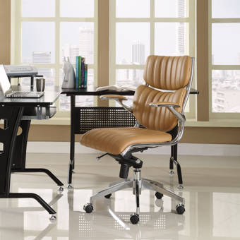 leonardo leather task chair