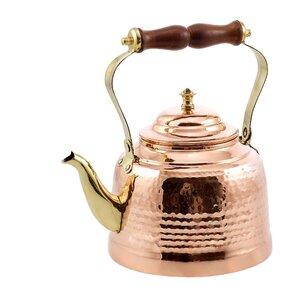 2 Qt. Solid Hammered Tea Kettle