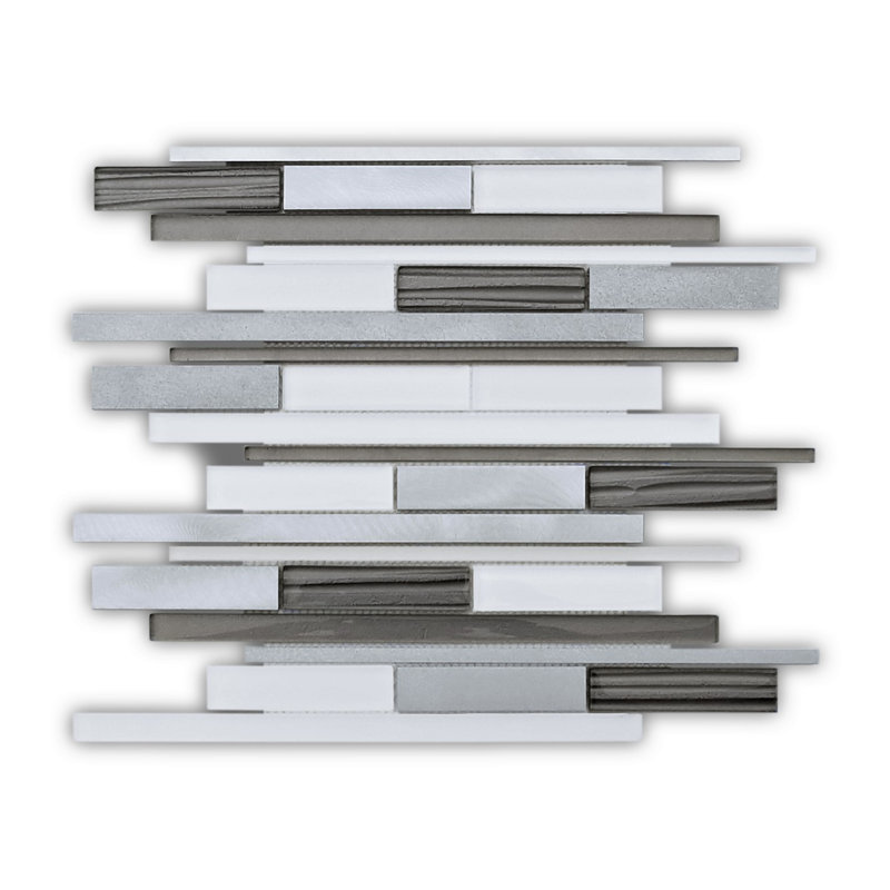 Mango Tile Houston 12 X 12 Metal And Glass Mosaic Tile Wayfair,Simple Pirate Ship Side View