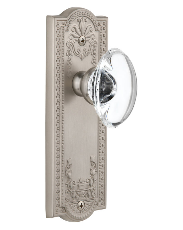 Single Dummy Timeless Bronze Grandeur Parthenon Plate with Provence Crystal Knob