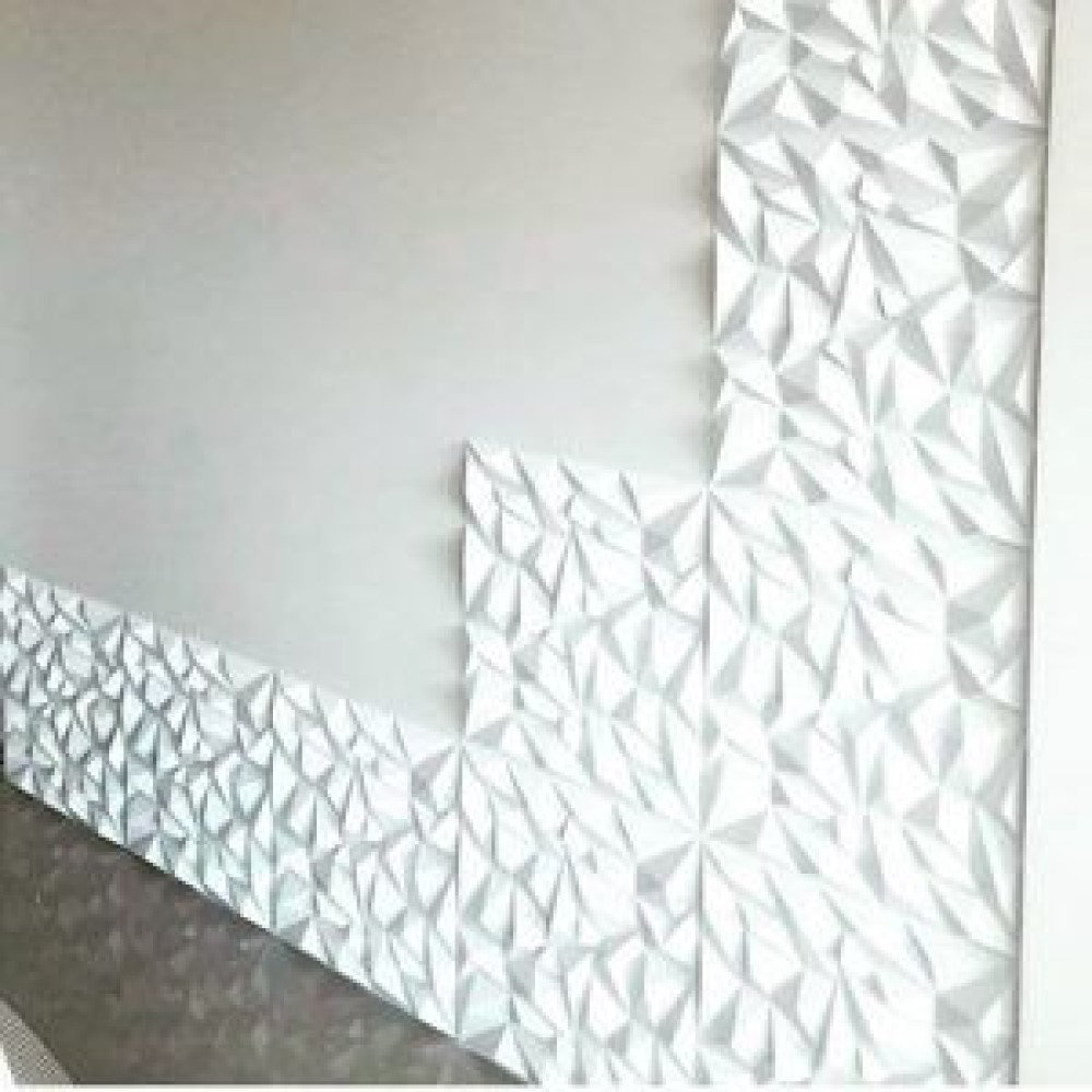 Orren Ellis Thaxted 19 7 X 19 7 Vinyl Wall Paneling In White Wayfair