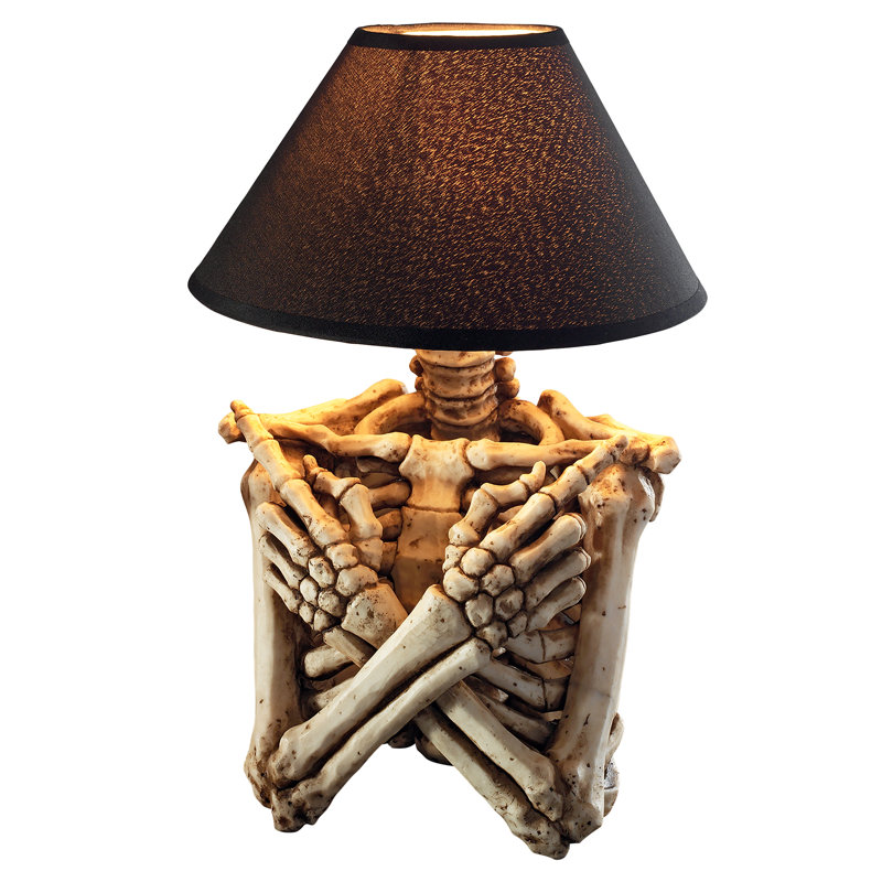 Design Toscano Rest In Peace Gothic Skeleton 15 Table Lamp Wayfair